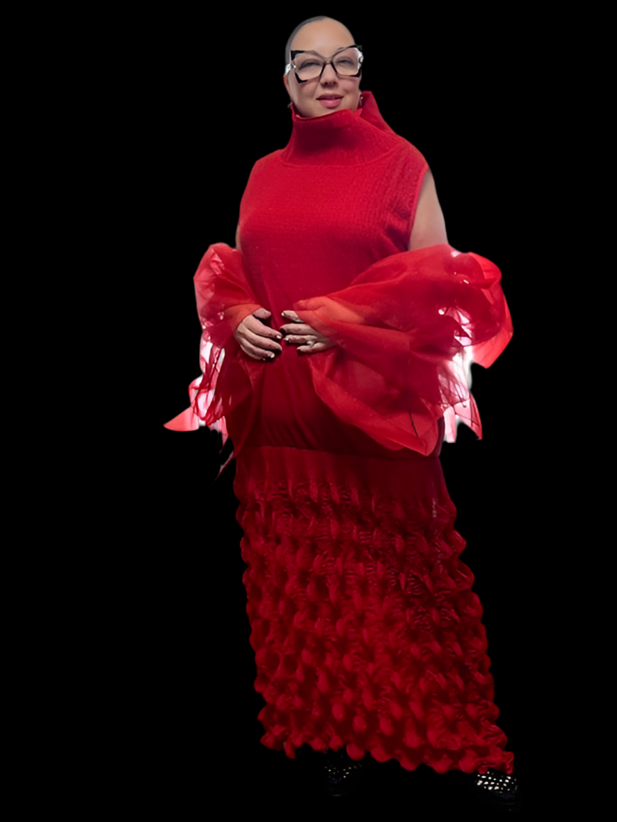 DTH Sleeveless Sweetheart Dress