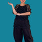 Dth Ribbon Fishnet Top