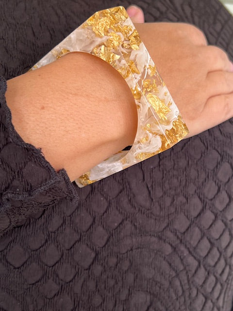 Eco Resin Square Bracelet