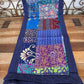 Blue Silk Kantha Patchwork Table Runners