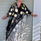 Silver And Gold Dots Caftan