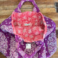 Kantha Vagabond Bag (purple paisley)