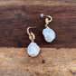 Fresh Water Baroque Pearl and Gold Earings