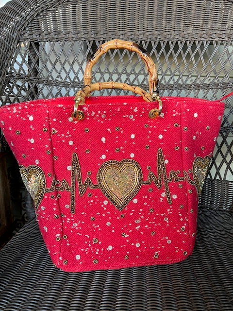 Heart Beats Tote