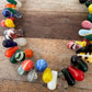 Hand Made Glass Bead Necklace From Mali