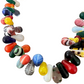 Hand Made Glass Bead Necklace From Mali