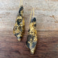 Eco Resin With Gold Flecks Earrings