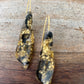 Eco Resin With Gold Flecks Earrings