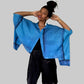 Pleats Boxy Top or Jacket(Blue)