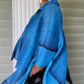 Pleats Boxy Top or Jacket(Blue)