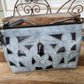 Leather Clutch Mexican Cut work