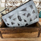 Leather Clutch Mexican Cut work