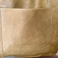 Leather Carry All Handbag  In Olive