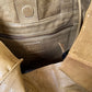 Leather Carry All Handbag  In Olive