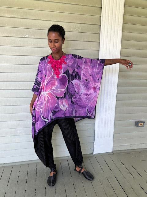 Purple Lotus Kamari Top