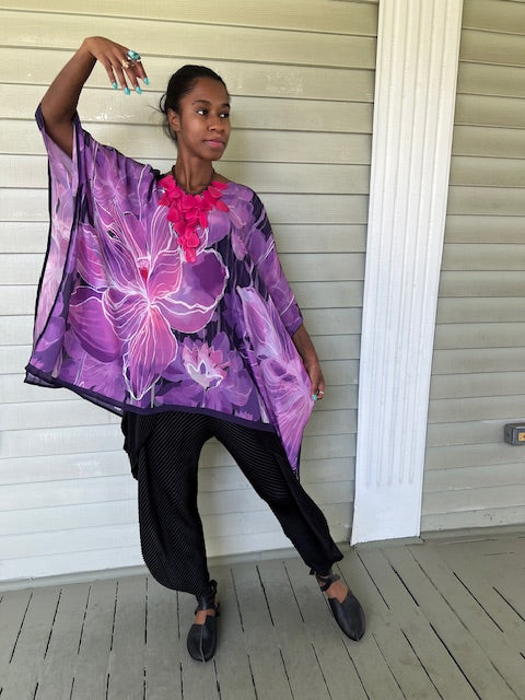 Purple Lotus Kamari Top