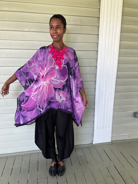 Purple Lotus Kamari Top