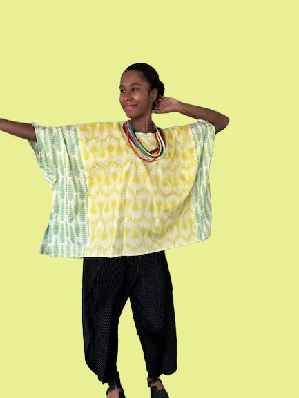 DTH 100% Cotton Voile Oversized Top