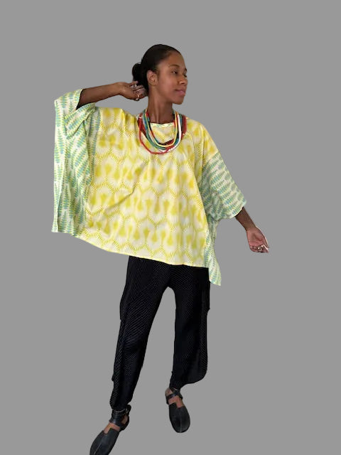DTH 100% Cotton Voile Oversized Top
