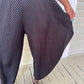 Pleats Side Flap Pants