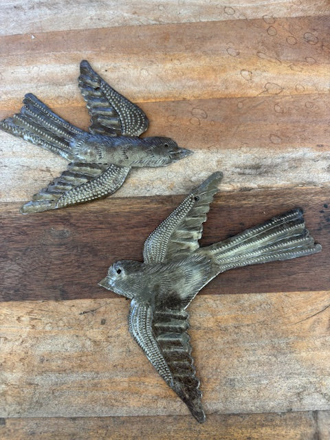 3D Flock Of Birds From Haiti (Set Of 2)
