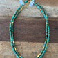 Set Of 2 Turquoise Necklaces ,With Gold Plate Beads