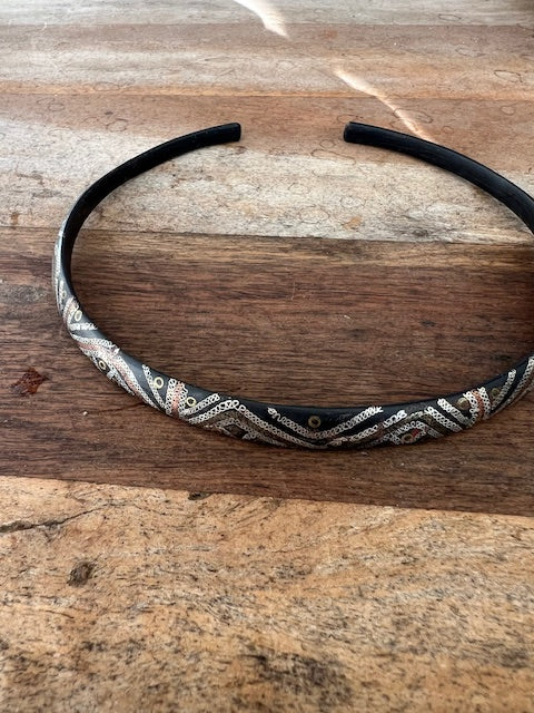 Torque Mali Choker Ebony Inlaid With Metal