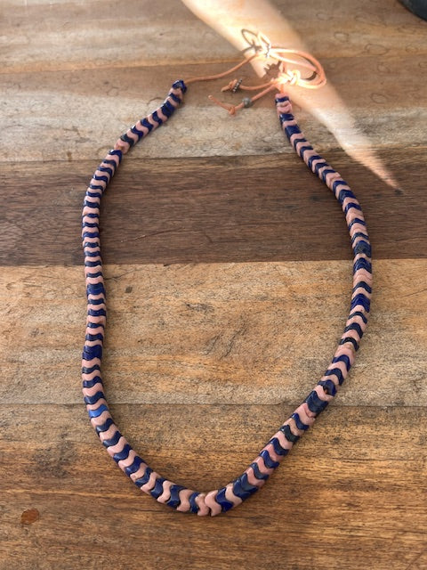 African Snake Bead Necklace