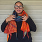 Felted Solar Flare Scarf