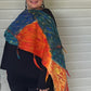 Felted Solar Flare Scarf