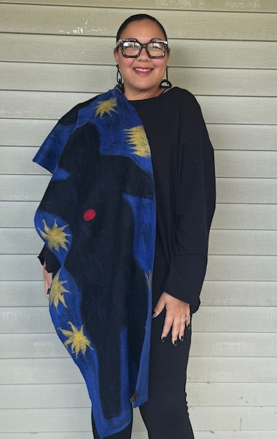 Felted Matisse Scarf