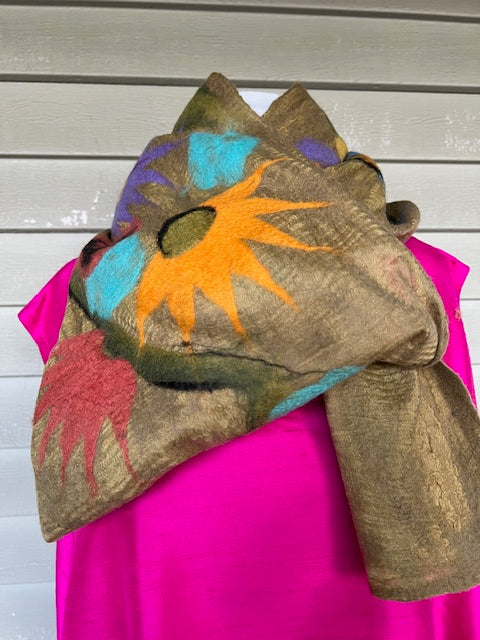 Felted Blooming Garden