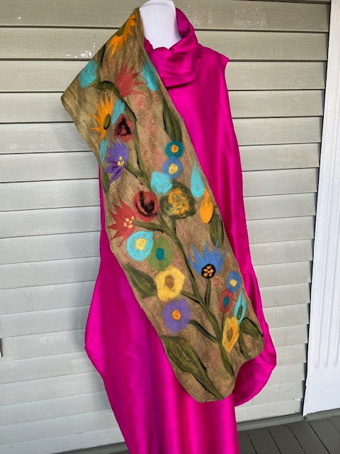 Felted Blooming Garden