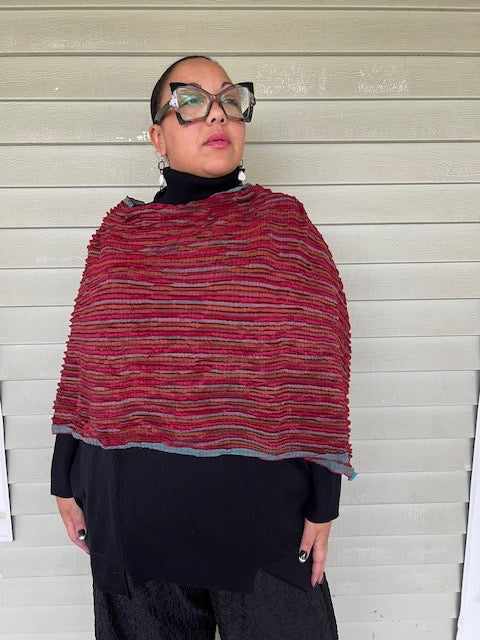 Pleated Poncho