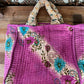 Kantha Vagabond Bag (purple)