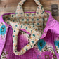 Kantha Vagabond Bag (purple)