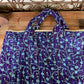 Kantha  Vagabond Bag( blue)