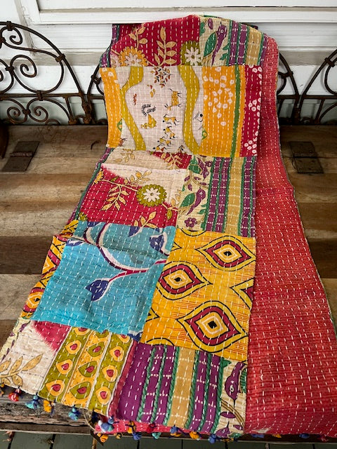 Table Runners Kantha