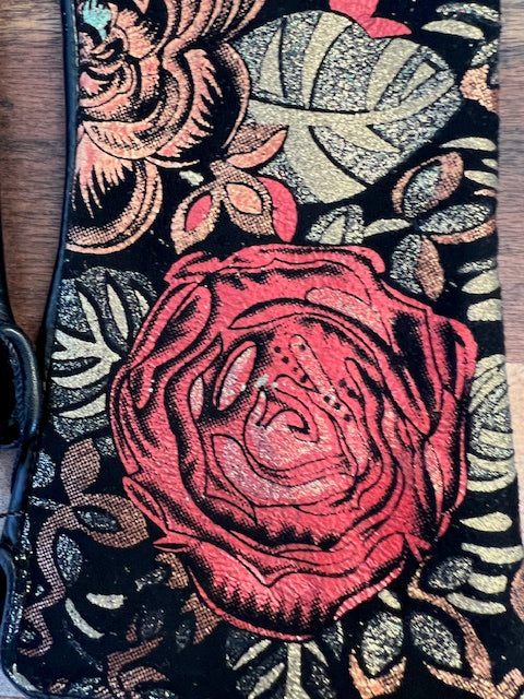 Roses Leather Gloves