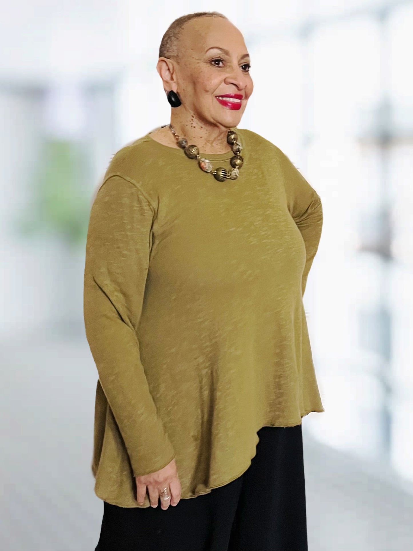 Gerties Long Angel In Cozy Double Layered Fabric