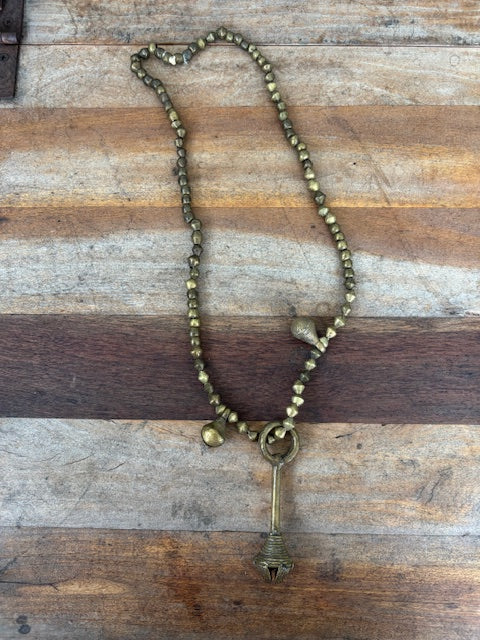 Antique African Brass Necklace