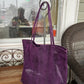 Purple Snake Skin Design Tote