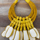 Mali Horn and Leather Necklace