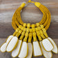Mali Horn and Leather Necklace