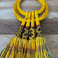 Mali Leather Neckace With Tassels