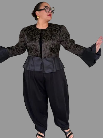 DTH Short Jacket With Ruffle