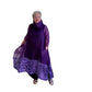 DTH Silk Organza Over Lay With Sequin Trim