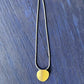 Brass “Silver Dollar” Pendant Necklace
