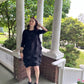 Vanity Black Pleated Dress