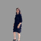 Vanity Black Pleated Dress
